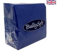33x33 cm 2-Ply Disposable Napkins - 100 Soft Serviettes Available in Dark Blue