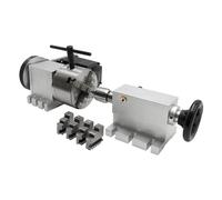 34 Closed Loop Stepper Motor 4:1 with 4th Axis Rotary A Axis + Tailstock 100mm Stroke Ideal for CNC Router & Precision Machining Applications