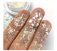 34 Colors Glitter Eyeshadow Makeup Dust Powder Hair Party Face Body Decoration