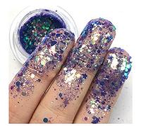 34 Colors Glitter Eyeshadow Makeup Dust Powder Hair Party Face Body Decoration Cosmetic Tool
