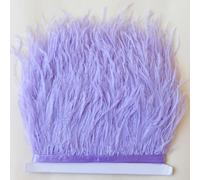 34 Colours Quality Ostrich Feather Trimming Fringe for Millinery Craft Dress Making (Lilac)