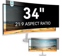 34" Curved Screen Privacy Filter, Removable Privacy Filter, 34" Anti-Spy, Anti-Blue Light, Privacy Film for 34" PC Screen 21:9 (794 x 340) mm