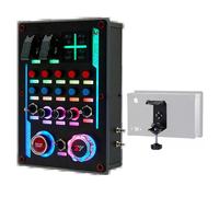 34 Custom Function Key Multi-function HUB Central Control Button Box Instrument Cluster for Racing Games for Thrustmaster T300RS for Logitech G29/G920/G923 Fanatec for Truck ETS2 Hub