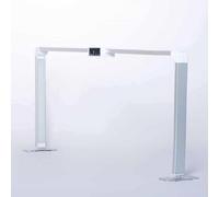 34" Foldable Half Moon Nail Lamp, Large Nail Light, Lash Table Lamp with LED Touch Screen, 480 Lamp Beads,Tri-fold Desk Lights for Manicure Salon Beauty, 36W