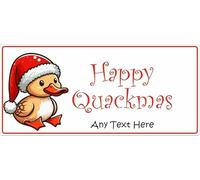 34 Freshly Laid Christmas Duck Egg Personalised Egg Box Stickers Labels