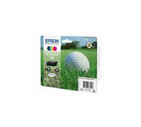 34 Golfball Genuine Multipack, 4-colours DURABrite Ultra Ink Cartridges,Black/Yellow/Magenta/Cyan
