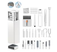 34-in-1 Phone and Laptop Cleaning Kit - Multi-Function PC Electronic Cleaner for iPhone,iPad,MacBook,Keyboard, AirPods,Speakers, and Earbuds.Portable kit Suitable for Cleaning Chargers and Cables.
