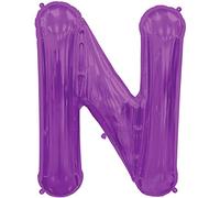 34" Jumbo Letter N Foil Helium Balloon - Purple