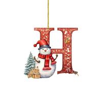 34 Letters Christmas Ornaments Personalised Christmas Tree Decorations New Christmas Acrylic Christmas Decorations Diy Hanging Letter Novelty Baubles For Xmas Tree Party Decor Merry Xmas Decor Gifts