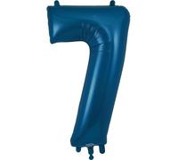 34" Navy Number 7 Foil Balloon