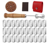 34 PCS Bread Lame Cutter Set, Aesthetic Dough Cutter with Replaceable Blades&2 Storage Bags, Practical Bread Scoring Blade, Suitable for Novice Bakers and Professional Bakers