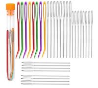 34 Pcs Crochet Needles, Sewing Needles, Needles Tapestry Needle Yarn Needle Wool Needles for Sewing Up Knitting for Crochet DIY Crafts A Good Helper for Sewing Lovers