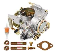 34 Pict-3 Carburetor For VW Beetles Super Beetles 1971-1979 Dual Port 1600cc Air Cooled Type 12V Engine Electric Choke Volkswagen Bug Bus Thing Karmann Ghia Squareback Transporter #113129031K
