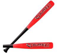 34" Pro Maple Flat Half Paddle Training Baseball & Softball Bat in Size: 34" / Weight: 25 oz/Flat: 3" for Adult & Professional Players in Red & Black by Player Sports Goods LLC