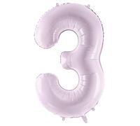 34" Purple Number Balloon 0-9