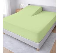 34" Split Head Flex King Fitted Sheet, Soft Brushed Microfiber, Sage