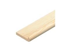 34 x 12mm Pine Hockey Stick Angle Corner Trim Moulding Beading Wooden Timber Edging Cushion Hockeystick (1, 100cm Long)