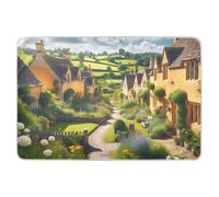 34" x 52" Waterproof Pad Rustic Village Green Rusable Pee Pads Bed Underpads Bed Pads for Incontinence