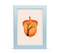 34"X24" Silver Wood Effect Photo Frame, maxi Poster size Picture Frames For Wall Mount By Convenient2you