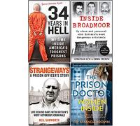 34 Years in Hell, Inside Broadmoor, Strangeways and The Prison Doctor 4 Books Collection Set: