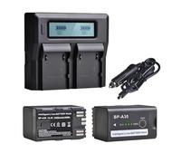 3400mAh BP-A30 BP A30 Battery Akkus，Compatible For Canon，For BP-A30 BP-A60 BP-A90 EOS C200, C200B, C220B, EOS C300 Mark II, C300 Mar(2Pc set)