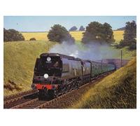 34072 257 Squadron Steam Train Southern Railway Blank Birthday Fathers Day Card