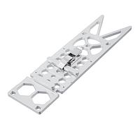 340mm Aluminum Alloy Woodworking 90 Degree Right-angle Guide Rail Electric Circular Saw Track Engraving Machine Open Board Auxiliary Rail Compatible with Festo/Triton Rail