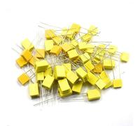 340PCS/BOX 63V 100V 34 Value Correction Capacitor Package Kit 105-823 Set Free Polypropylene Safety Film KzHgIdRY