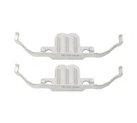 34116776526, Quiet Operation Heat Resistant 2Pcs Durable Metal Brake Pad Retainer Clip for 3 Series E90 316i 318d 318i 320d 320i