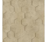 34163 - Loft 2 Hexagon brown Galerie Wallpaper