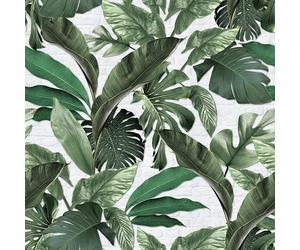 34194 - Loft 2 Tropical Brick green white Galerie Wallpaper