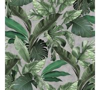 34197 - Loft 2 Tropical green grey Galerie Wallpaper