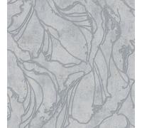 Marburg non-woven wallpaper 34254 lines concrete look gray silver (3,99£/1qm)