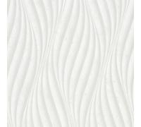 34258 - Urban Textures Wave White Galerie Wallpaper