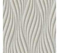 Marburg non-woven wallpaper 34259 waves concrete look gray beige gold (4,26£/1qm