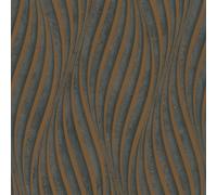 34263 - The New Design Book Geometric Stripe Bronze Brown Galerie Wallpaper