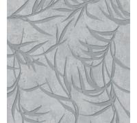 34287 - Urban Textures Leaf Grey Silver Galerie Wallpaper