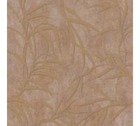 34288 - The New Design Book Tree Leaf Bronze Brown Galerie Wallpaper