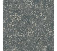 34296 - Urban Textures Ornamental Black Silver Galerie Wallpaper