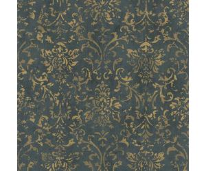 34297 - Urban Textures Ornamental Black Gold Galerie Wallpaper