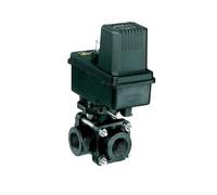 344 Series Electronic Shut Off Ball Valve 3-Way 1" Ports w/EC Motor 344BEC-34-C