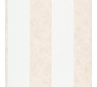 34407 - Flora Thick Stripe White Beige Galerie Wallpaper