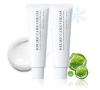 345 Relief Cream - Skin Barrier Repair Cream, Daily Face Moisturizer with Centella Asiatica, Hyaluronic Acid & Vitamin E, Sensitive Skin Soothing Care, Vegan Korean Formula for Redness & Dryness 2Pcs