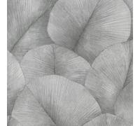 34508 - The New Design Book Tree Leaf Silver Grey Galerie Wallpaper