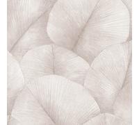 Non-woven wallpaper floral leaves 3D effect texture rose grey 34511 (4,53£/1qm)