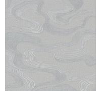 Non-Woven Wallpaper Lines Waves Textile Look grey Metallic 34536 (4,58£/1qm)