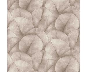 34599 - Kumano Repeatable Palm Leaf Mural Brown Galerie Wallpaper