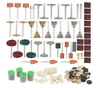 347 Pcs Rotary Tool Accessories Kit, Multi Grinding Stone Cut Off Polishing Wheel Set, Sanding Disc Cleaning Deburring Rotating Kit for 1/8in Shank, Compatible with Most Rotary Too