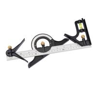 34704 Combination Square with Centre Head and Protractor, 300mm , Blue