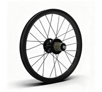 349/16'' BMX Folding Bikes Wheelset V/disc Brake Quick Release Front Rear Wheel 100/135mm Aluminum Alloy Bike Rims 24H Wheel Set Front 2 Rear 4 Bearing Hubs 8 9 10 11 Speed Cassette(Rear Wheel)